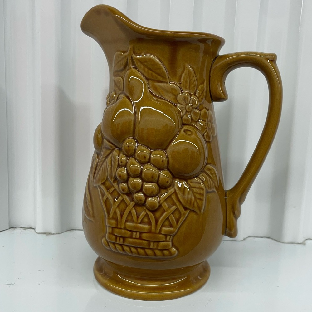 Vintage Nevco Stoneware Pitcher Vase